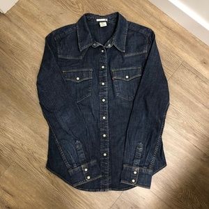 Levi's Dark Wash Denim Shirt